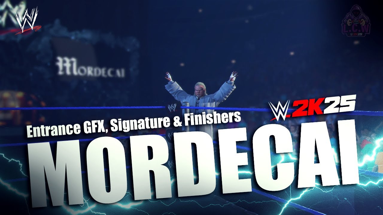 Mordecai Entrance, Signature & Finishers I WWE2K25Mods