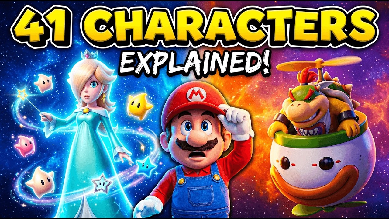 Every Character in The Mario Galaxy Movie EXPLAINED...