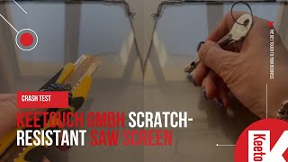 Crash test: Keetouch GmbH Surface Acoustic Wave touch screen