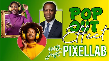 How to Make POP OUT Photo Effects in Pixellab