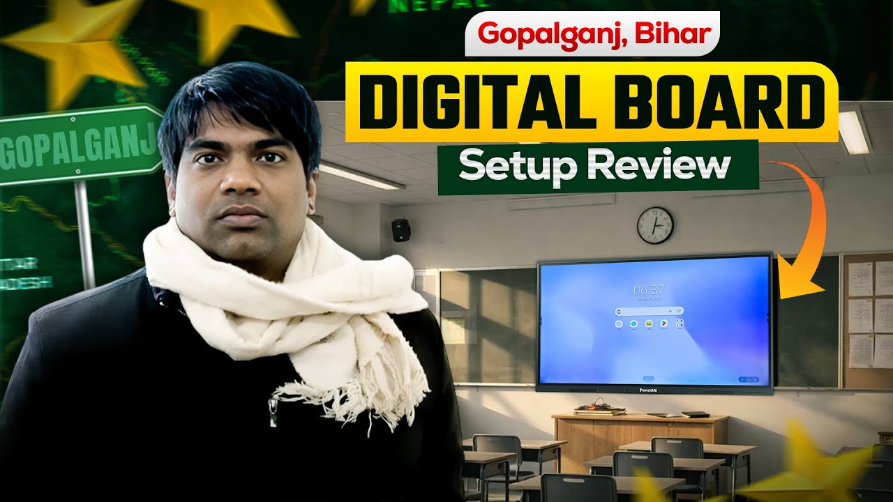 Gopalganj, Bihar में PencilAi Pro Digital Board Setup 😱 | Best Smart ...