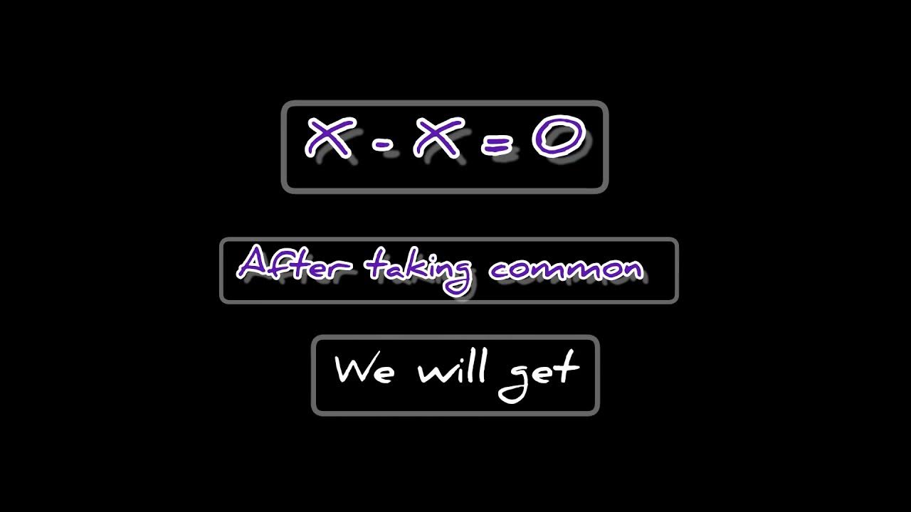 Anything multiplied by 0 equals 0, but why ? - YouTube