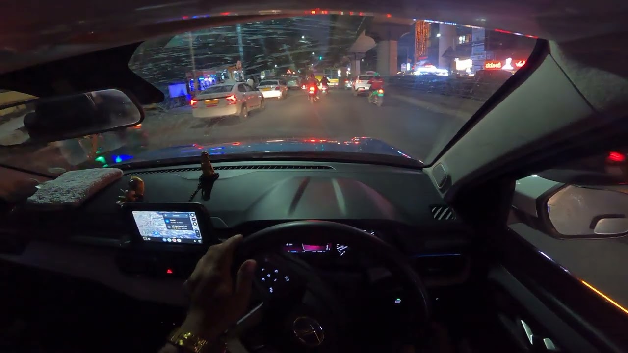 Late Night Calm Drive ASMR 🌙🚗 | Quiet Bangalore Roads | Tata Punch 2023 (No Talking)