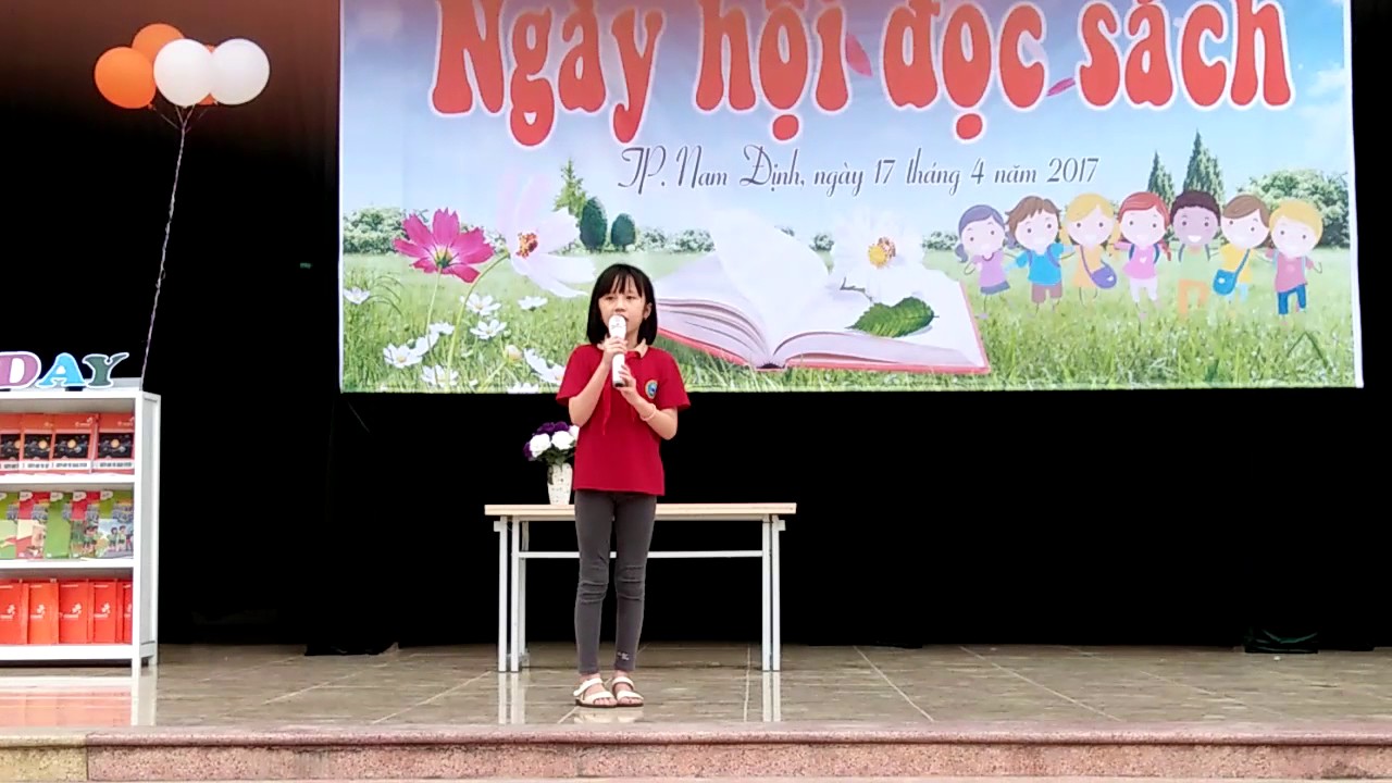 Ngày hội đọc sách ở trường tiểu học | Ngày hội đọc sách trường Tiểu học Chu Văn An Nam Định