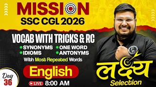 SSC CGL English Class 2026 | Vocab With Tricks | SSC CGL 2026 English by Bhragu Sir