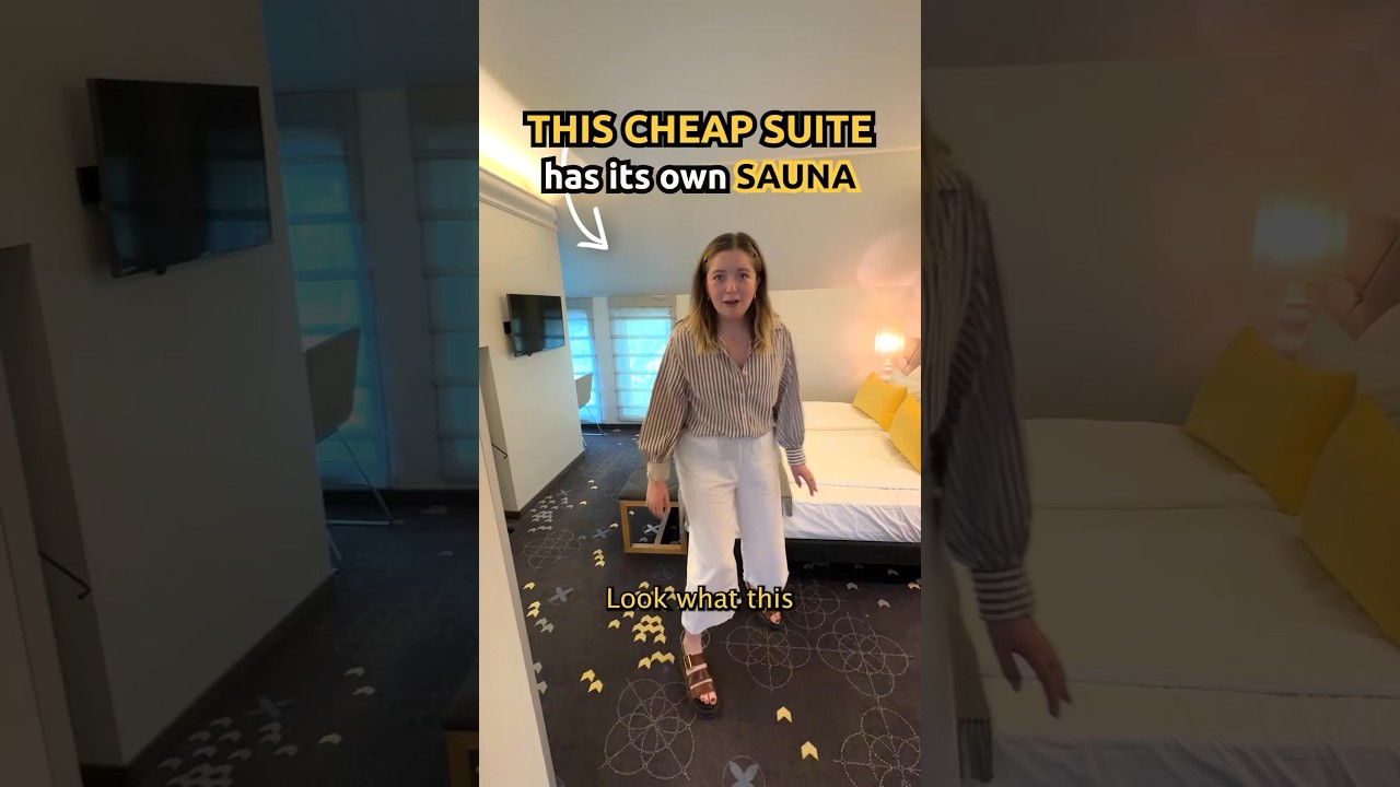 This CHEAP SUITE Has Its Own SAUNA