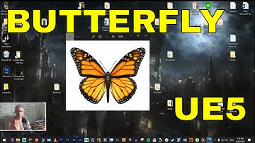 butterfly effect material in unreal engine 5  #1279  #chlorophilia #ue5