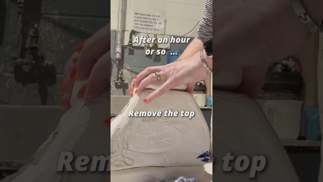 How to slipcast or slip cast my condom sculptures in one coloured clay