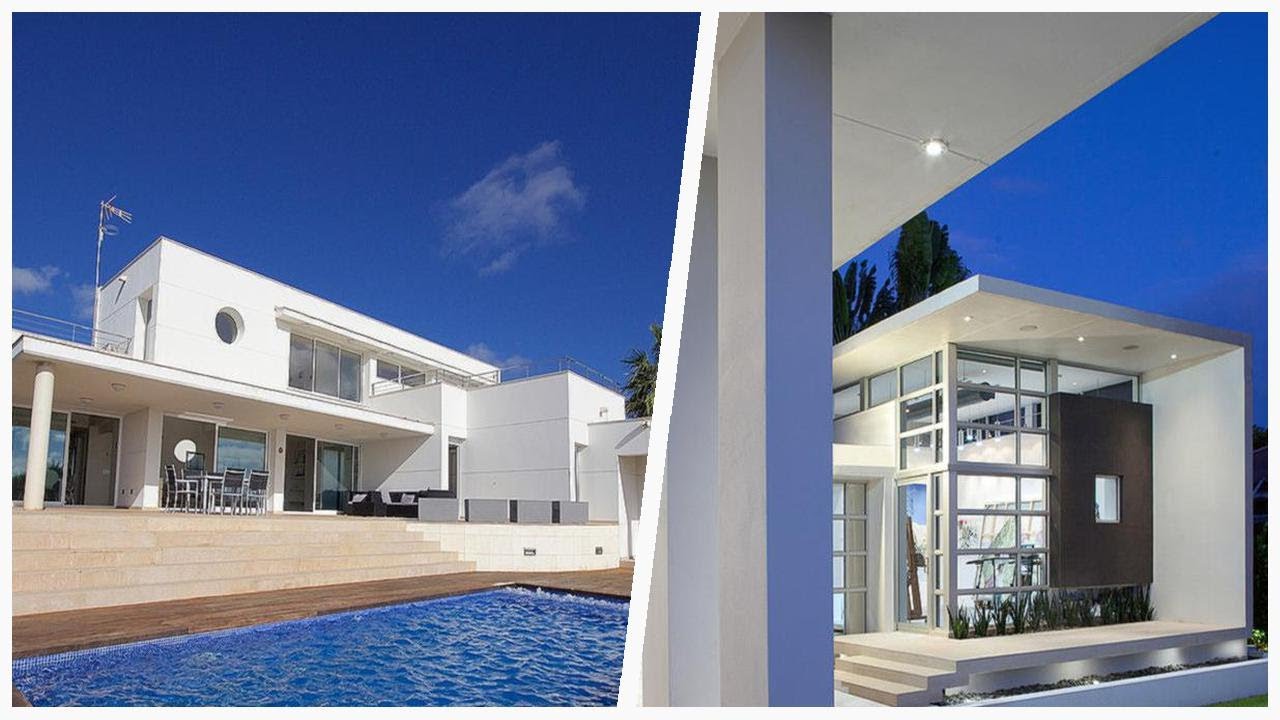 75 White Exterior Home Design Ideas You'll Love ☆ YouTube