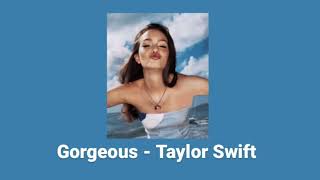 Gorgeous-Taylor Swift (speed up) #tiktok #taylorswift