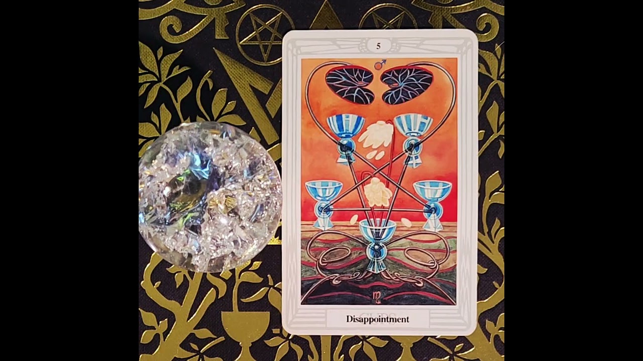 A Card For You, A Read From Me - The Five of Cups, Disappointment SOThoth 