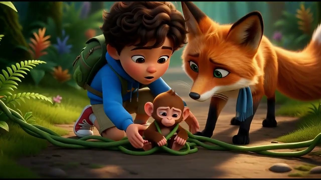 The Jungle Friend Rescue | 3D Animated Kids Story | Fun Family Cartoon Adventure