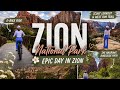 Zion National Park- E-Bikes, Scout Lookout, West Rim Trail & Riverside Walk-The Narrows