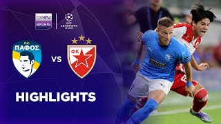 Pafos 1-1 Crvena zvezda (agg. 3-2) | Champions League 25/26 Play-offs Match Highlights