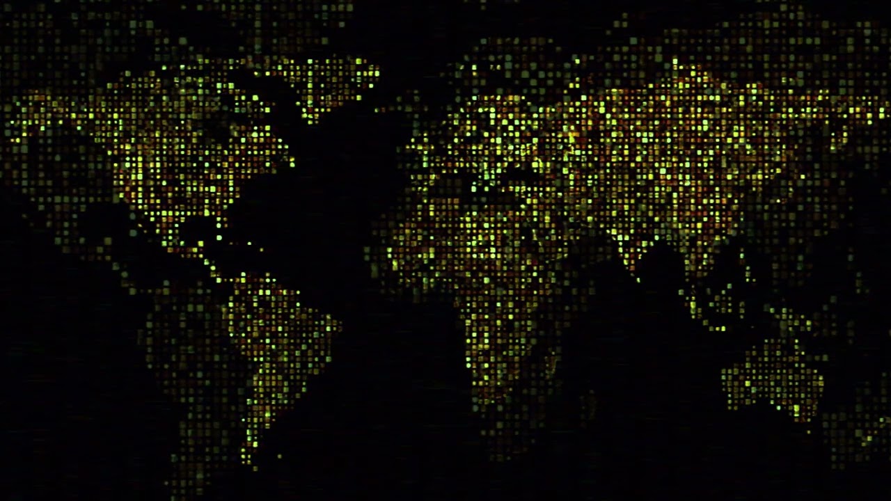 4K Motion Backgrounds | Free Video Background - Copyright Free Backgrounds | Moving Dotted World Map
