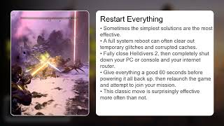 What Is Helldivers 2 Error Code MP-300 Fix – Mission Failed to Load