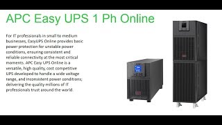 APC Easy UPS SRV 1 Ph Online Unboxing | Multilink Engineering