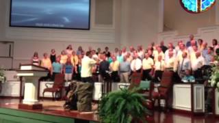 Video thumbnail of ""High and Lifted Up"--Central Baptist Church Choir, Crossvi"