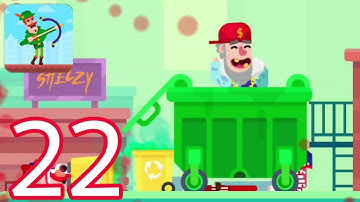 Bowmasters Gameplay Walkthrough Part - 22 "Lil Dump" Jeremy (iOS,Android)