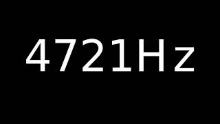 Speaker Sound Test 4721Hz