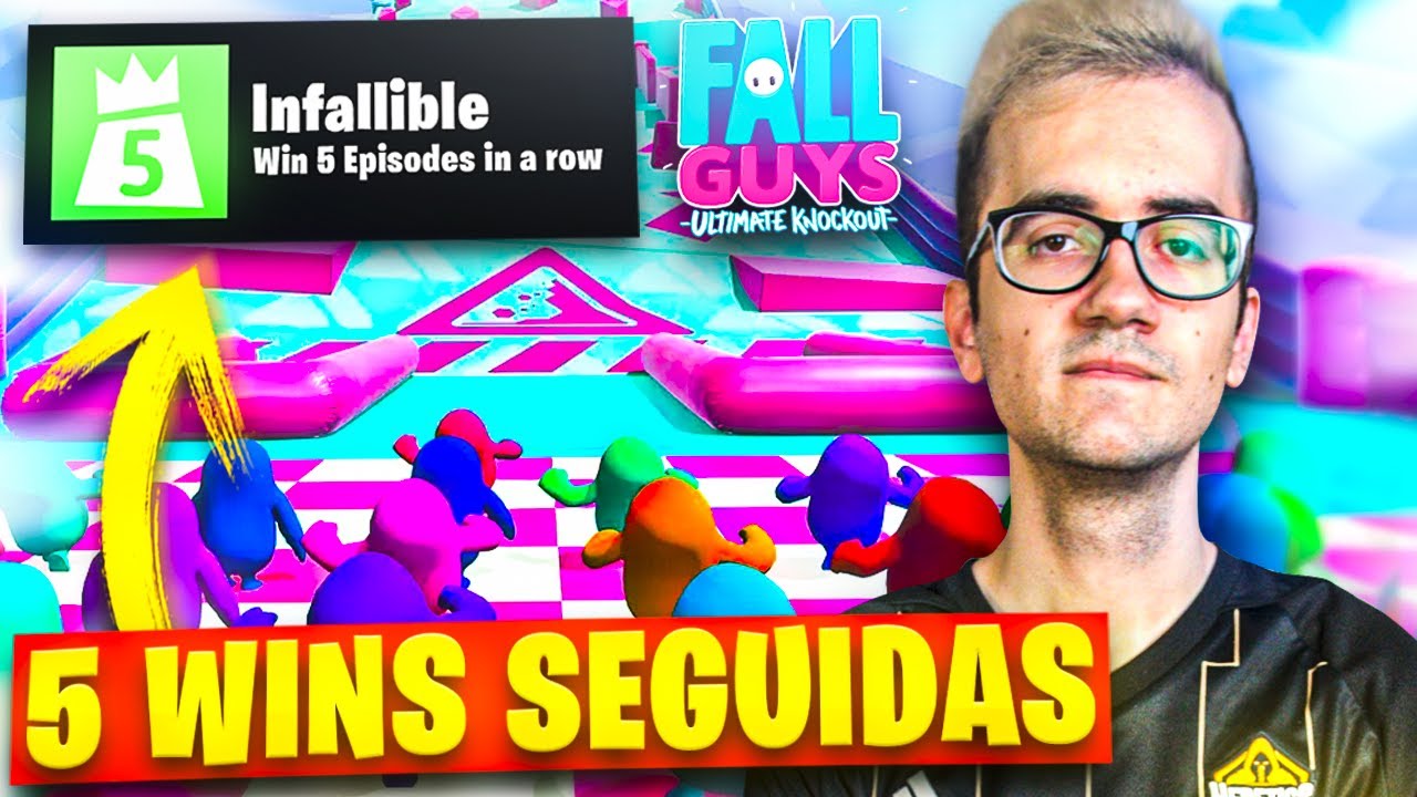 😱 CONSIGO EL LOGRO MÁS DIFICIL EN FALL GUYS (5 WINS SEGUIDAS) - YouTube