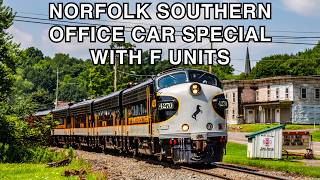 Norfolk Southern's Office Car Special With F Units - On The D&H (2018)