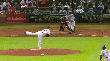 TEX@HOU: Smolinski ties the game at 1 with RBI single