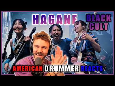 🇯🇵 HAGANE –「Black Cult」(LIVE) | アメリカ人ドラマー初見リアクション