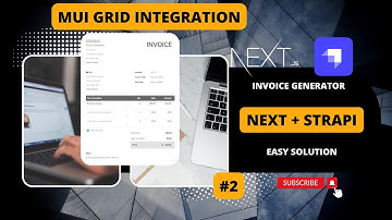 Next Js Invoice App With Strapi Part Mui Grid Integration #nextjs #strapi #headlesscms