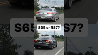RS7 or S65 AMG? Which sounds better?