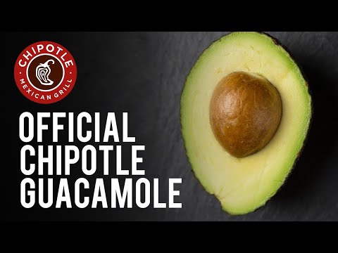 Official Chipotle Guacamole Recipe! Quick & Easy!