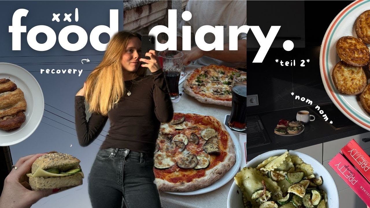 SO esse ich nach der klinik  🌯🍸 xxl food diary & Essen fühlt sich wieder normal an?❤️‍🩹