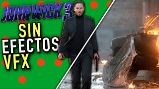 Así luce la PELICULA de JOHN WICK 3 sin EFECTOS ESPECIALES - Detrás de CÁMARAS John Wick 3