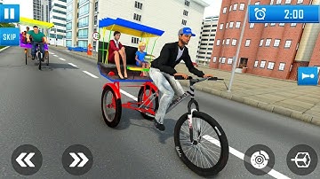 Crazy Tuk Tuk game Auto Rickshaw Driving gameplay