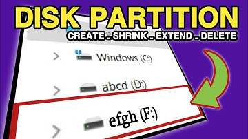 Create Shrink Extend Delete Disk Partition Windows 10 & 11 Without Any Software
