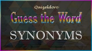 Guess the Word: Synonyms | Scrambled Letters Word Game screenshot 2