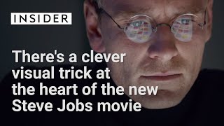 There's a clever visual trick at the heart of 'Steve Jobs'