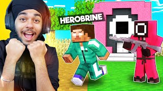 CAN HEROBRINE SOLVE THE SQUID GAME HONEYCOMB CHALLENGE?