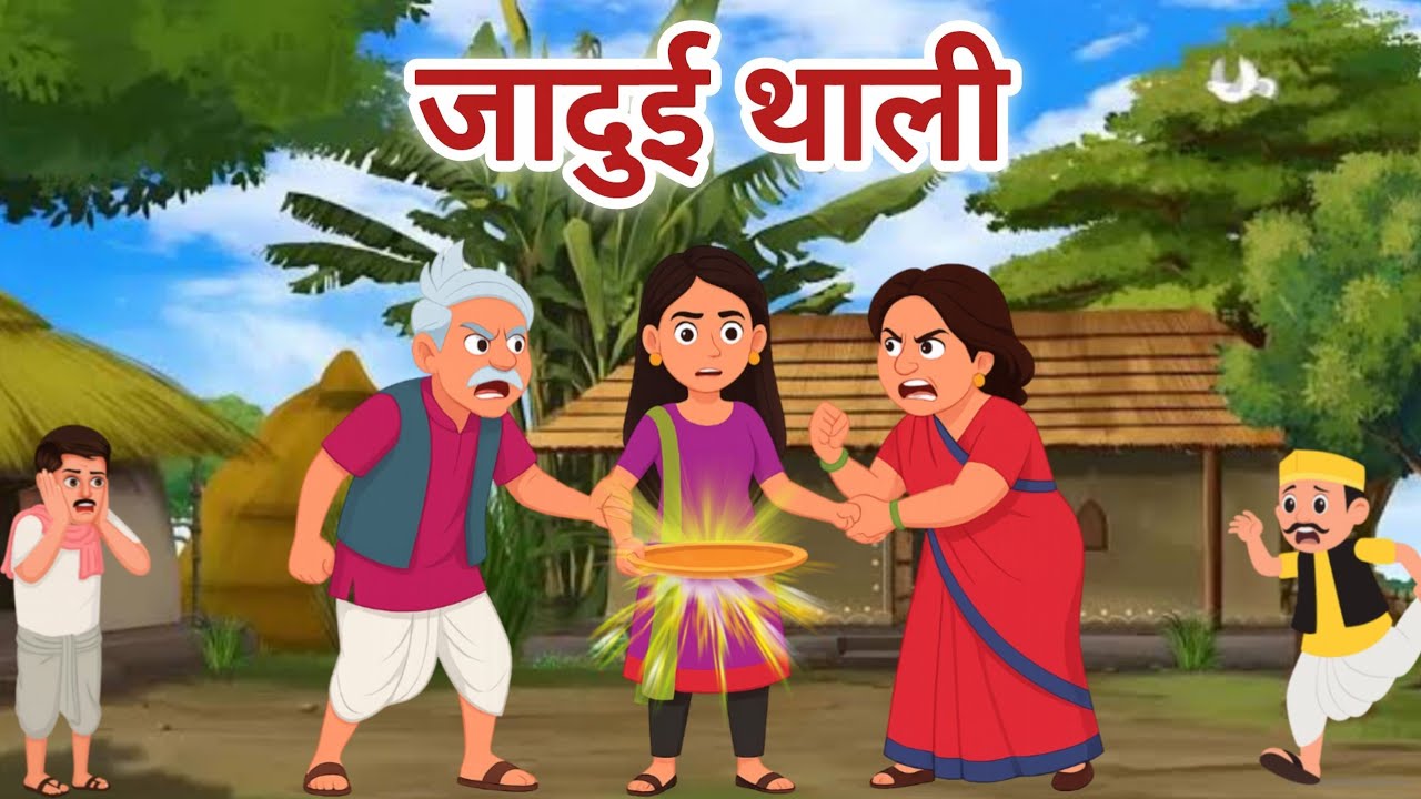 JADUI THALI | जादुई थाली | Moral Stories | Cartoon Story | Hindi Story ...