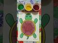 Calm & Beautiful Turtle Sand Art 🐢 | Relaxing Satisfying Drawing#shorts