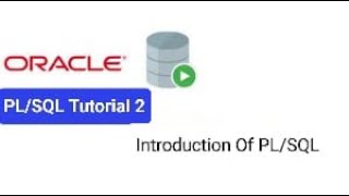 introduction in PL/SQL || RDBMS course tutorial 2