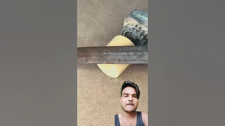 Idea for Using an Angle Grinder to Grind Holes in Wood.#woodworking #short #viralvideo