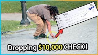 Dropping 10000 Check Experiment Social Experiment