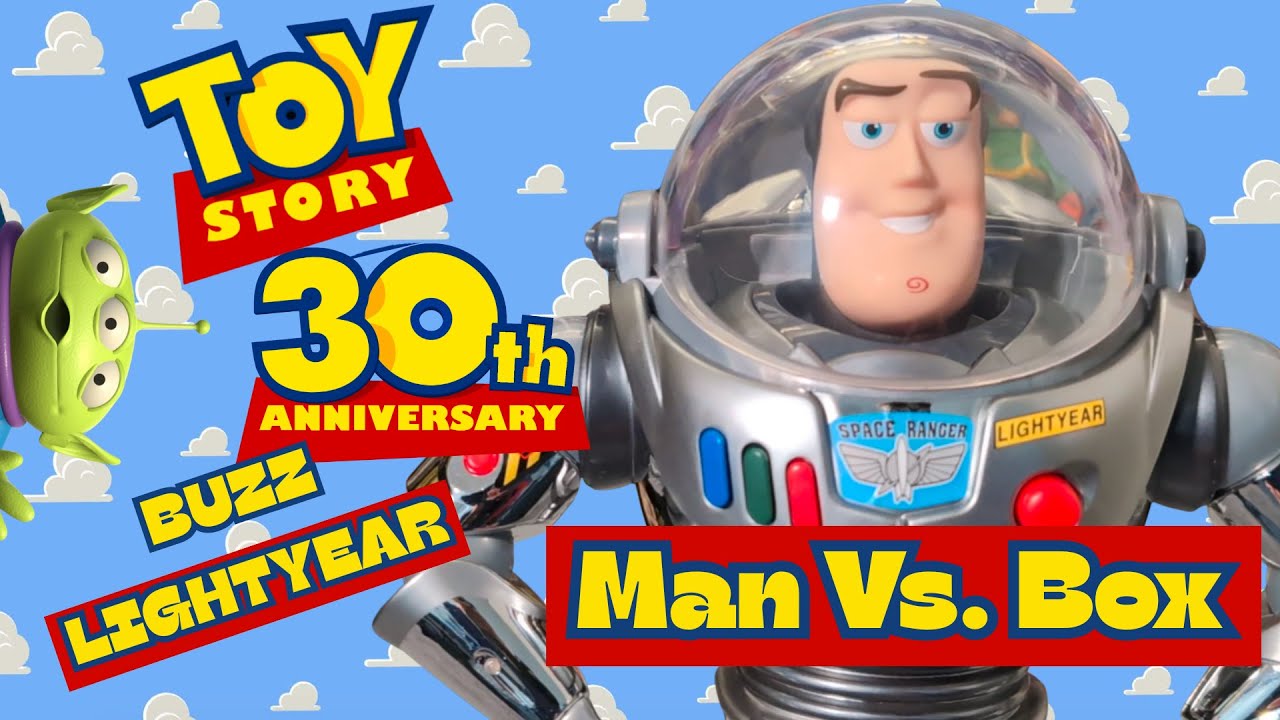 MAN VS BOX Toy Story 30th Anniversary Buzz Lightyear Unboxing!