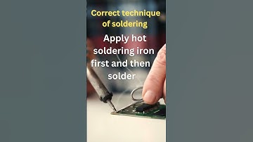 Master the Art of perfect Soldering technique #shorts #shortsfeed