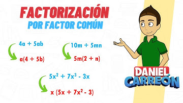 FACTORIZACIÓN POR FACTOR COMÚN Super facil  - Para principiantes