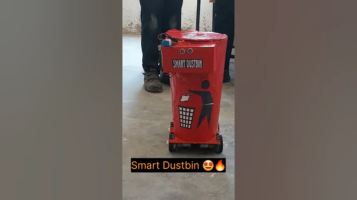 New smart Dustbin🔥🦾 Arduino project #engineering #shorts
