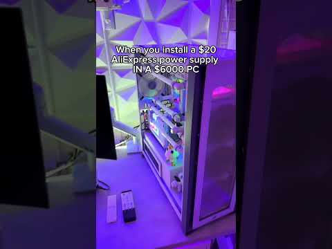 Don’t cheap out on your power supplies, folks! #pc #pcsetup #pcbuild #pcmr #shorts #viral