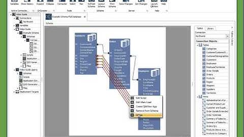 QVScriptor 2013 - 5  Dragging Datasource Objects Into Schema