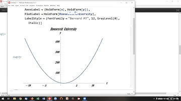 RU Math Colloquium: Mathematica